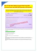 New ATI RN Adult Medical Surgical Med Surg 2023 Proctored Exam with NGN 100 Questions and Answers