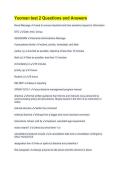 Yeoman test 2 Questions and Answers