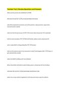 Yeoman Test 1 Review Questions and Answers