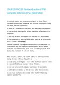 CNUR 203 NCLEX Review Questions With Complete Solutions &lpar; Plus Rationales&rpar; 
