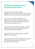 1B insect management Iowa questions with answers