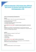 OSFM Fire Extinguisher 1 &lpar;FE1&rpar; Practice Exam&colon; &lpar;NFPA 10&rpar; 2026 Practice Test Question Study Guide with Answers & Full Explanations &vert; PDF