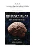 Test Bank Neuroscience&colon; Exploring the Brain&comma; 5th Edition&period; By Mark Bear&comma; Barry Connors&comma; Michael A&period; Paradiso&period; &lpar;All Chapters&comma; Latest Edition&comma; Verified Answers&rpar;
