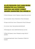 NJ LIFE PRODUCER STUDY GUIDE REVIEW EXAMINATION 2026 THOROUGH QUESTIONS AND EXPERT CORRECT ANSWERS GUARANTEED PASS GRADED A&plus;