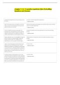 chapter 11&comma;12&comma; 13 practice questions &lpar;Quiz 4&rpar; Auditing  Questions and Answers