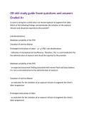 OB atiii study guide Exam questions and answers  Graded A&plus; 