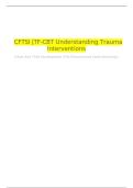  CFTSI &vert;TF-CBT Understanding Trauma Interventions 