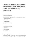 TENABLE VULNERABILITY MANAGEMENT PROFESSIONAL CERTIFICATION REVIEW SCRIPT 2026 ACCURATE Q&A COLLECTION