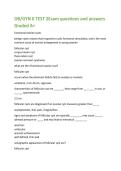 OB&sol;GYN Midterm Exam questions and answers Graded A&plus;