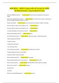 ADA BOLC - MOD F Exam with all Correct & 100&percnt; Verified Answers &vert;Guaranteed to Pass