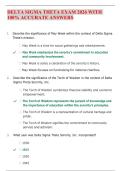 DELTA SIGMA THETA EXAM 2026 WITH 100&percnt; ACCURATE ANSWERS