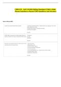 CMN 574 - Unit 3 ADHD&sol;Eating Disorders&sol;Child & Elder  Abuse&sol;Substance Abuse&sol;CHD Questions and Answers
