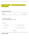 CMN 574 EXAM 3 -- Rheumatology Questions  and Answers