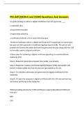 PKI drill &lpar;C839v5 and D334&rpar; Questions And Answers