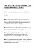 CON 1400 EXAM 105 2026 EXAM PREP STUDY GUIDE COMPREHENSIVE REVIEW