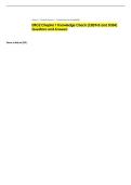 DRO2 Chapter 1 Knowledge Check &lpar;C839v5 and D334&rpar;  Questions and Answers