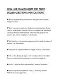 CON 1400 EXAM 105 2026 TEST PAPER SOLVED QUESTIONS AND SOLUTIONS