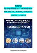 operations management creating value along the supply chain 9th edition