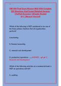OM 300 Final Exam 2025&sol;2026&colon; Complete Study Guide &ndash; 250 Questions & Detailed Answers