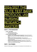 2026&sol;2027 Elite Nursing Research Test Bank&colon; Burns and Grove&rsquo;s The Practice of Nursing Research 9th Edition &ndash; Comprehensive Exam Prep & Critical Action Cheat Sheet
