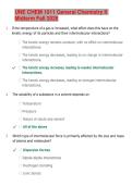 UNE CHEM 1011 General Chemistry II  Midterm Fall 2026