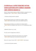 CS6250 Exam 2 LATEST 2026&sol;2027 ACTUAL EXAM QUESTIONS WITH CORRECT ANSWERS 100&percnt; VERIFIED GRADED A&plus;
