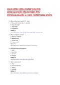 IDAHO CRANE OPERATOR CERTIFICATION EXAM&vert;QUESTIONS AND ANSWERS WITH RATIONALE&vert;GRADED A&plus;&vert;100&percnt; CORRECT&vert;2026 UPDATE