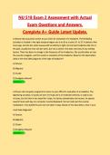 NU 518 Exam 2 Assessment Walden University 2025&ndash;2026 Complete A&plus; Latest Update with Actual Exam Questions and Answers