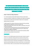 PCT CERTIFICATION EXAM 2026&sol;2027 &vert; 100&percnt; Correct Answers with Complete Solutions &vert; NHA & NCCT Aligned &vert; Clinical Skills Focus &vert; Patient Care Technician Prep &vert; Pass Guaranteed - A&plus; Graded