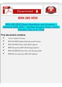 BSN 266 HESI Exam Questions & Answers &lpar;2026&ndash;2027&rpar; &ndash; Verified Med-Surg Study Guide&comma; Practice Test & A&plus; Prep