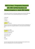 NUR 514 Exam 1 Progressive Assessment University 2026 with 100&percnt; Verified Questions and Answers&comma; Complete A&plus; Guide