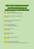 NUR 514 Exam 2 Progressive Assessment University 2026 with 100&percnt; Verified Questions and Answers&comma; Complete A&plus; Guide