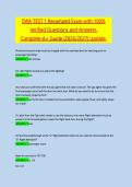 SWA Test 1 Revamped Exam 2026&sol;2027 with 100&percnt; Verified Questions and Answers&comma; Complete A&plus; Guide