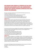 HESI RN Medical-Surgical Nursing &ndash; Version A & Version B &ndash;LATEST UPDATE &ndash; Actual Exam Questions with Verified Answers