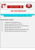 BSN 266 HESI Med-Surg Exam Questions & Answers &lpar;2026&ndash;2027&rpar; &ndash; Verified Medical-Surgical Nursing Study Guide & A&plus; Prep