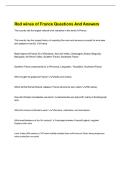 Red wines of France Questions And Answers