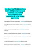 Test Bank NURS 6630 Midterm Exam &lpar;2025&rpar; comprehensive questions and verified answers &lpar; detailed & elaborated&rpar; ACTUAL EXAM 2025 TEST&excl;&excl;&period;