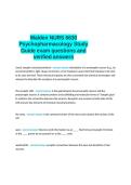 Walden NURS 6630 Psychopharmacology Study Guide exam &semi;Test Bank NURS 6630 Midterm Exam &lpar;2026&rpar; comprehensive questions and verified answers &lpar; detailed & elaborated&rpar; ACTUAL EXAM 2026 TEST&excl;&excl;