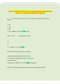 Law of Contracts Practice Exam &vert; Comprehensive Questions and  Answers A&plus; Graded &vert; With Expert Solutions 