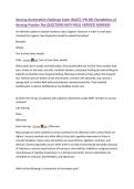 Nursing Acceleration Challenge Exam &lpar;NACE&rpar; I PN-RN&colon; Foundations of  Nursing Practice Test QUESTIONS WITH WELL VERIFIED ANSWERS  An Alzheimer patient is actively resistive to basic hygiene&period; However&comma; in order to meet basic  standards for hygiene&comma; how freque
