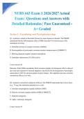 NURS 663 Exam 1 2026&sol;2027 Actual Exam &vert; Questions and Answers with Detailed Rationales &vert; Pass Guaranteed - A&plus; Graded