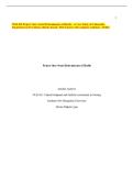 NUR 302 Project One&colon; Social Determinants of Health - A Case Study of Vulnerable Populations in Providence&comma; Rhode Island &vert; 2026 Update with complete solutions &ndash;SNHU&period;