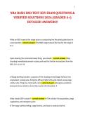 NRA BASIC RSO TEST KEY EXAM QUESTIONS & VERIFIED SOLUTIONS 2026 &lpar;GRADED A&plus;&rpar; DETAILED ANSWERS&excl;&excl;