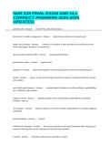 NUR 243 FINAL EXAM AND ALL CORRECT ANSWERS 2025-2026 UPDATED&period;
