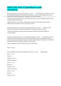 NUR 243 Unit 4 Questions and Answers&period;