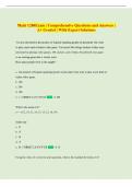 Math 1280Exam &vert; Comprehensive Questions and Answers &vert;  A&plus; Graded &vert; With Expert Solutions