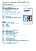 Introduction to Maternity and Pediatric Nursing 8th Edition by Gloria Leifer MA RN CNE &lpar;Author&rpar;