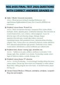 NSG 6435 FINAL TEST 2026 QUESTIONS WITH CORRECT ANSWERS GRADED A&plus;