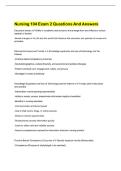 Nursing 104 Exam 2 Questions And Answers