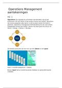 College aantekeningen operations management &lpar;324080-B-6&rpar; 